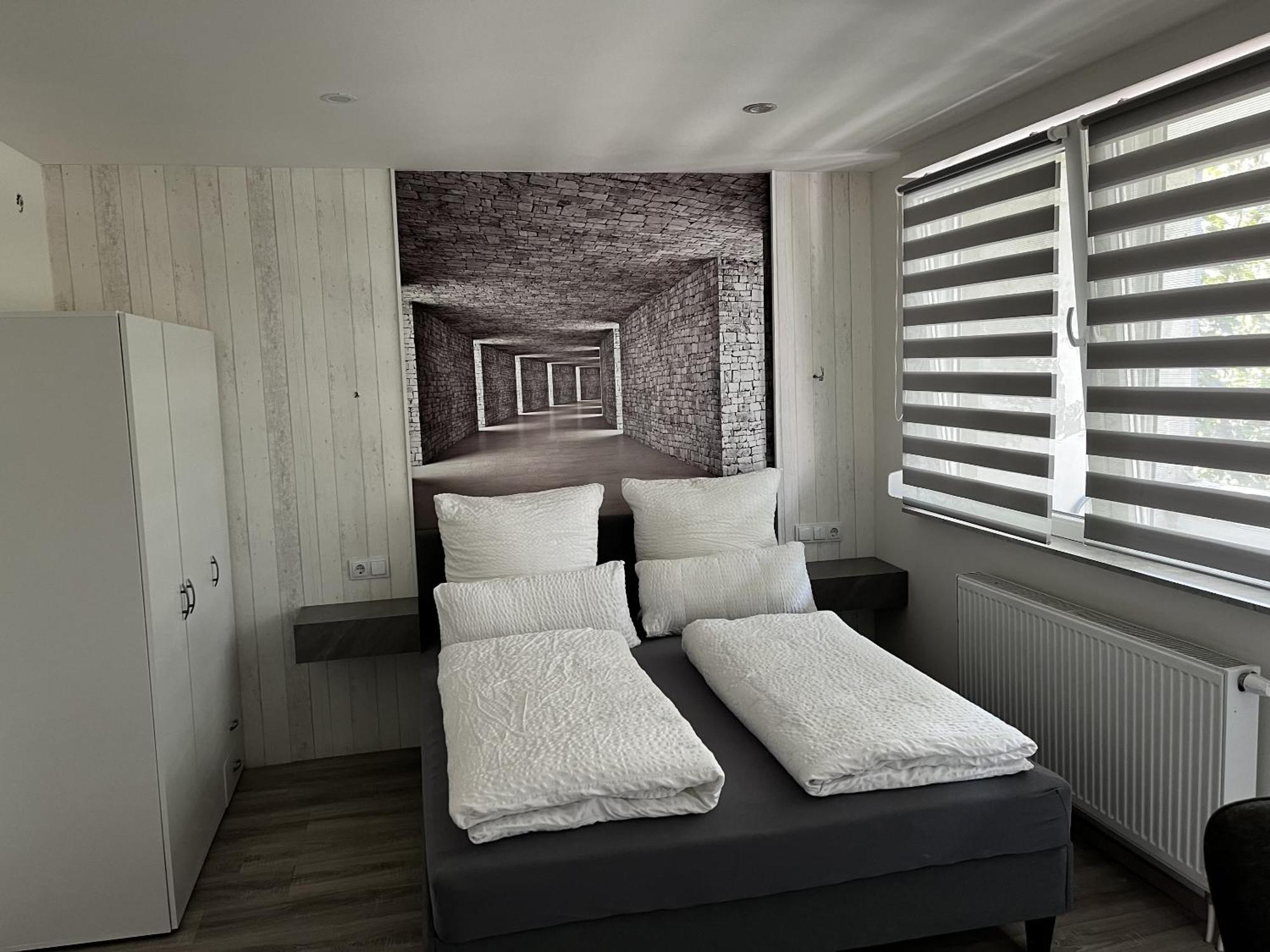 Messe-Hotelzimmer-Einzimmerappartement Leverkusen Zimmer foto